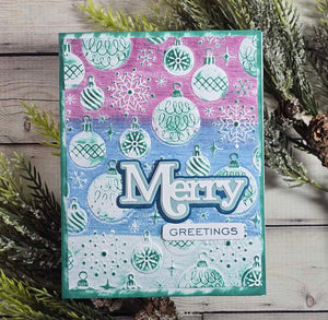 Season Sparkles 3D Embossing Folder