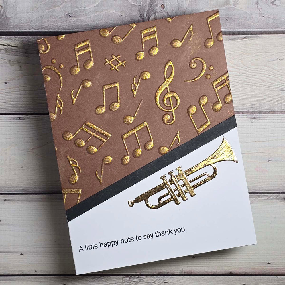 Mini Musical Instruments Etched Dies by Bibi Cameron