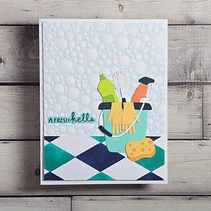 Suds & Buds 3D Embossing Folder
