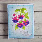 Magical Fuchsia 3D Embossing Folder by Alex Syberia Designs