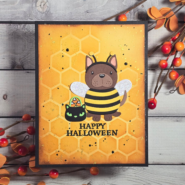 Spellbinders Exclusive: Buzzy Pup-Bee Etched Dies
