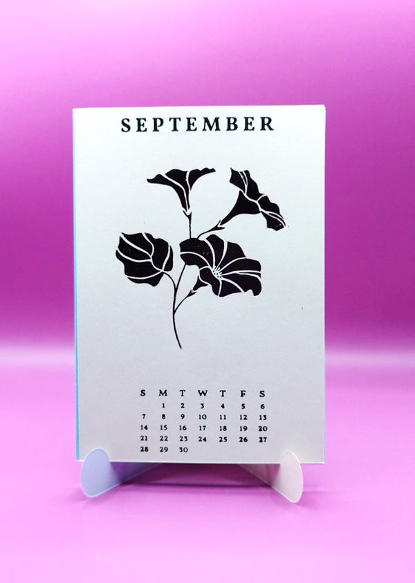 2025 DIY Calendar Press Plates from the Florals Through the Year Collection