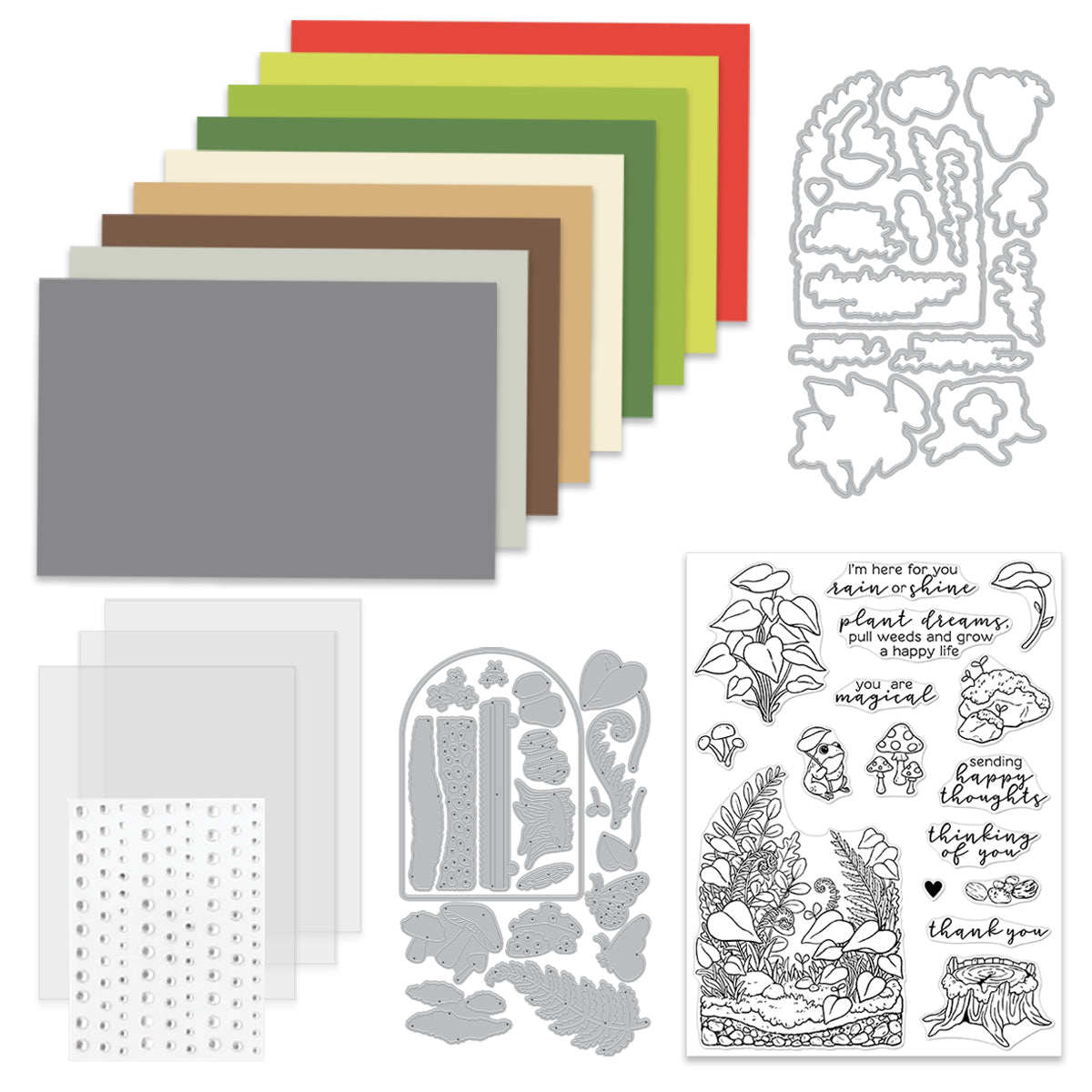 Tranquil Terrarium Card Kit of the Month - April 2025 – Hero Arts