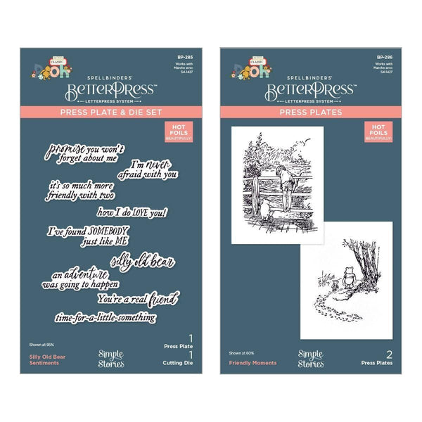 Say Cheese Classic Pooh BetterPress Bundle in Collaboration with Simple Stories