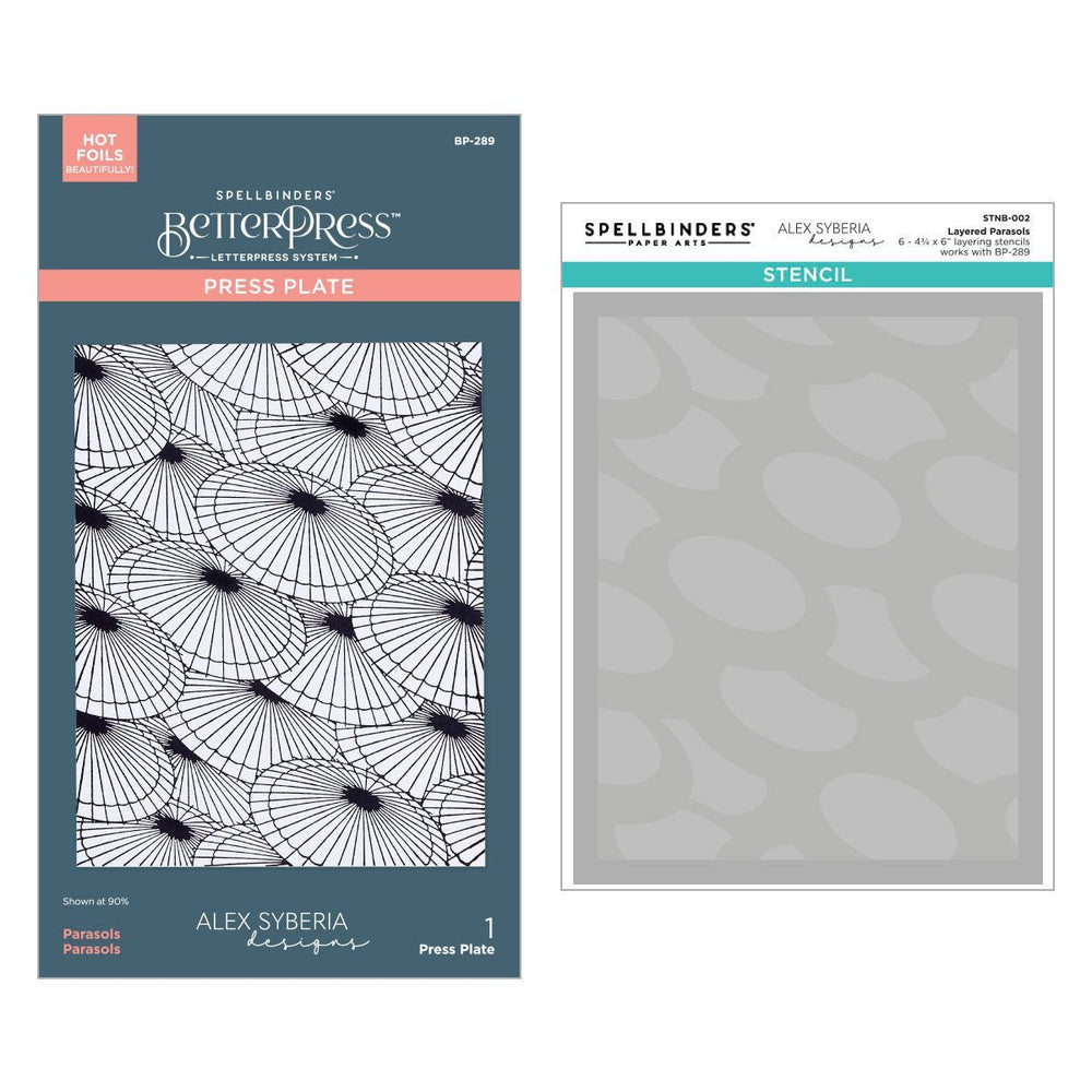Spring in Kyoto BetterPress & Stencil Bundle  by Alex Syberia Designs