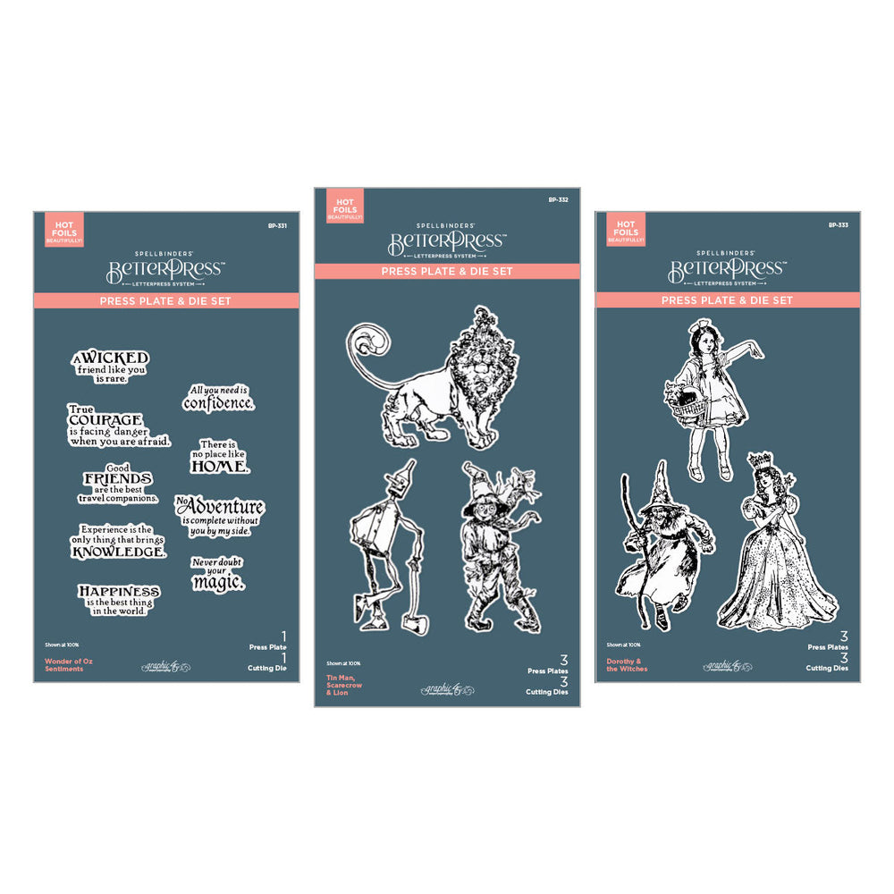 Wonder of Oz Press + Foil Plate Bundle by Graphic 45