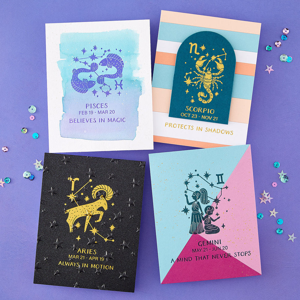 Block Print Libra Registration Press + Foil Plate