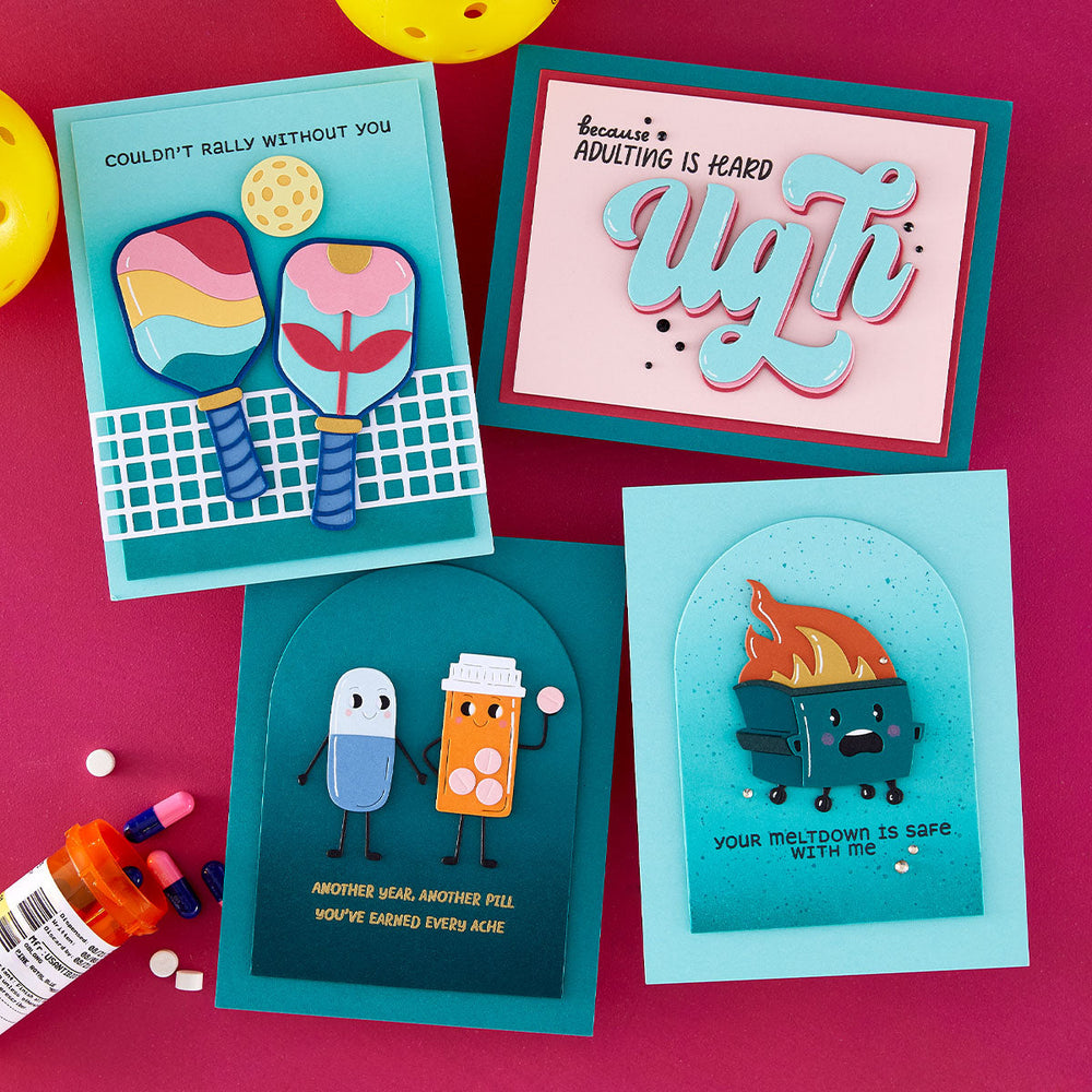 Ugh Clear Stamp & Die Set