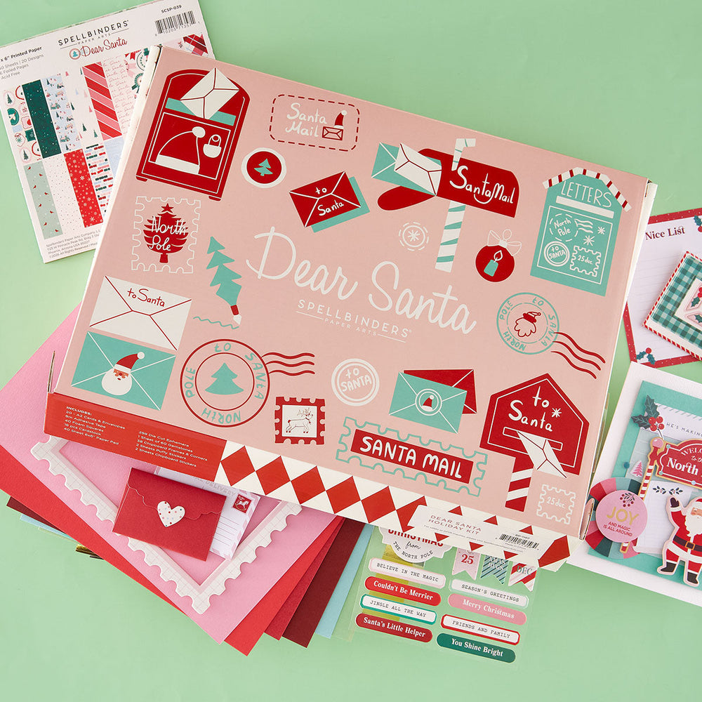 Dear Santa Die Cut Ephemera