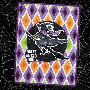 Hocus Pocus Etched Dies for Coordinating Stamp Set by Simon Hurley