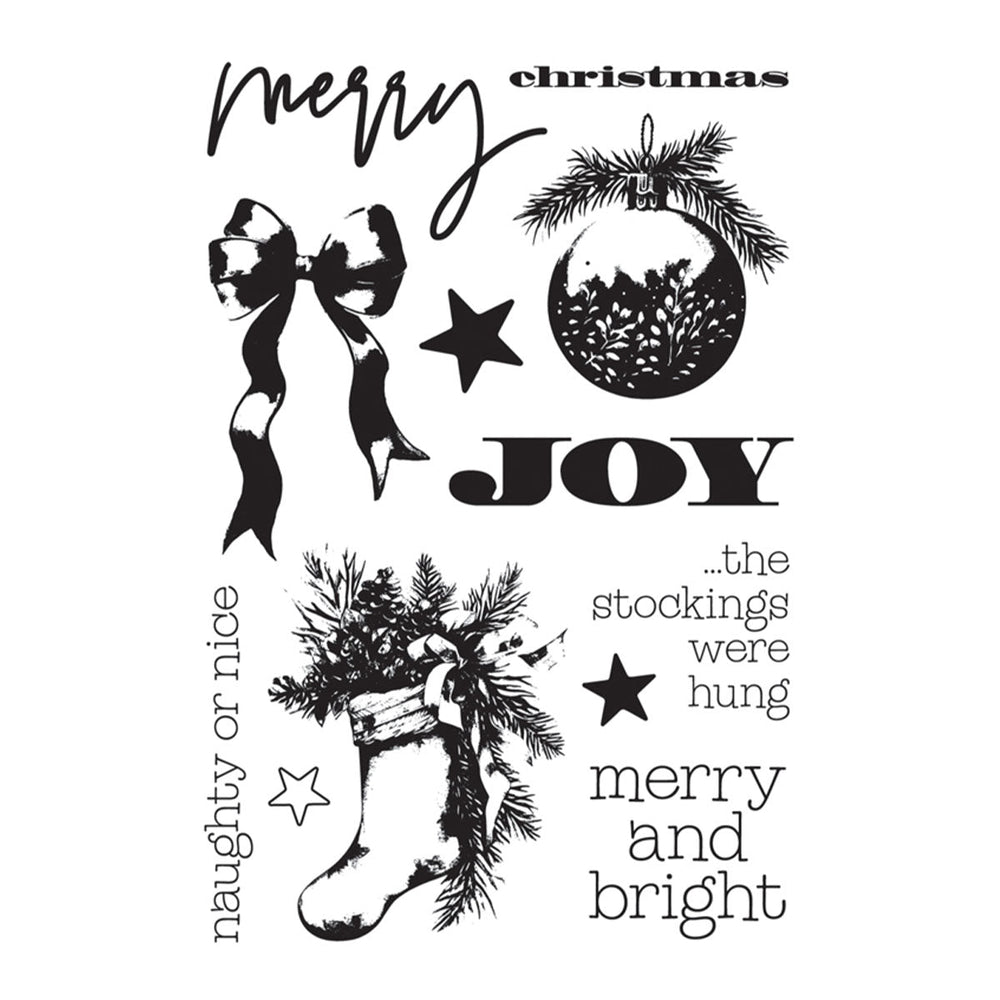 Simple Vintage Old-Fashioned Christmas Stamp & Die Bundle by Simple Stories