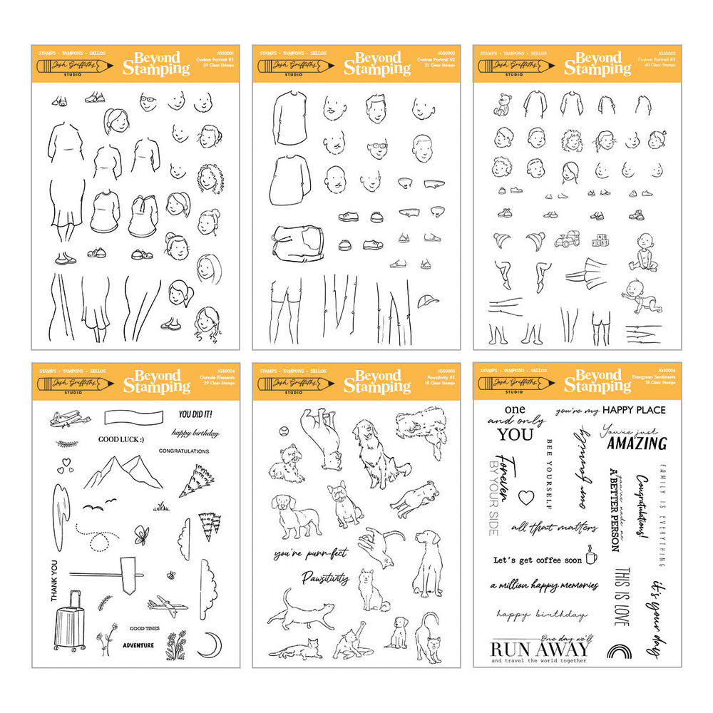 Beyond Stamping Custom Portrait I Want It All! Bundle by Josh Griffiths Studio