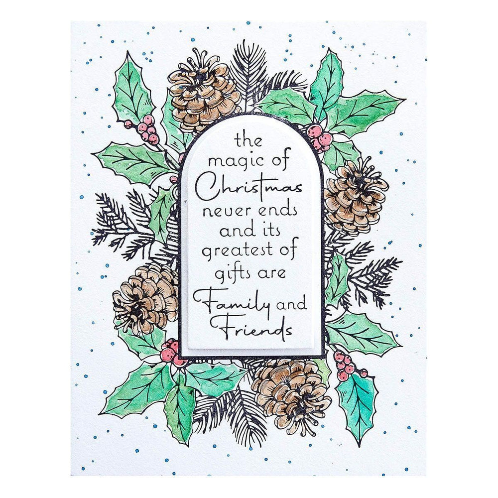 Magic of Christmas Frame Press Plates from the More BetterPress Christmas Collection