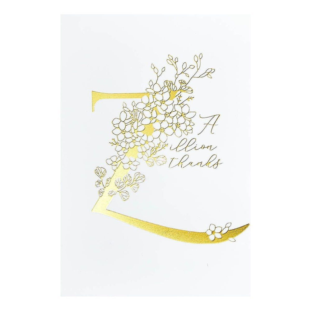 Floral Z and Sentiment Press Plate