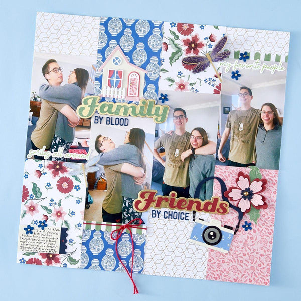 Friends Etched Dies from the Storytelling by Spellbinders Scrapbooking Collection