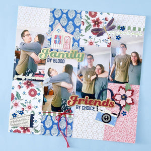 Family Sentiments Press Plate & Die Set from the Storytelling by Spellbinders Scrapbooking Collection