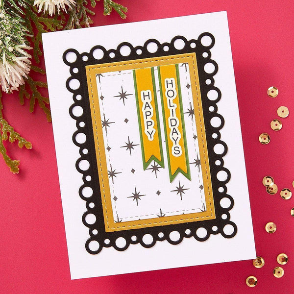 Holiday Background Panels Press Plates by Lisa Horton