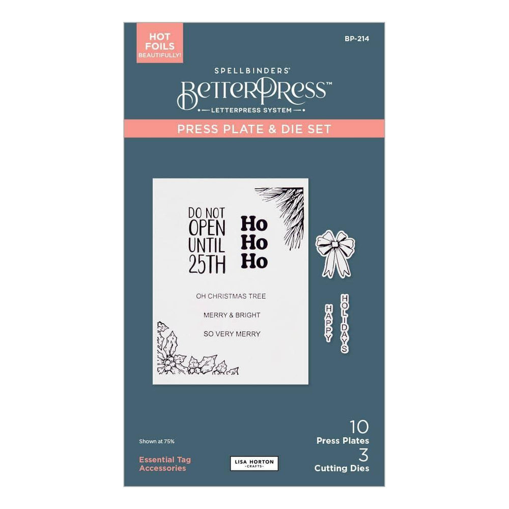 Essential Tag Accessories Press Plates & Die Set by Lisa Horton