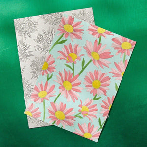 Daisy Shower Press + Foil Plate and Stencil Bundle  by Yana Smakula