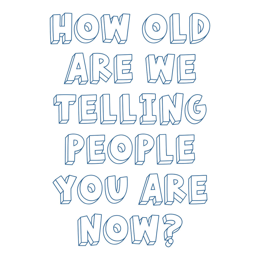 How Old? Press + Foil Plate