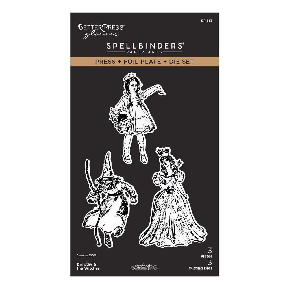Dorothy & the Witches Press + Foil Plate & Die Set by Graphic 45