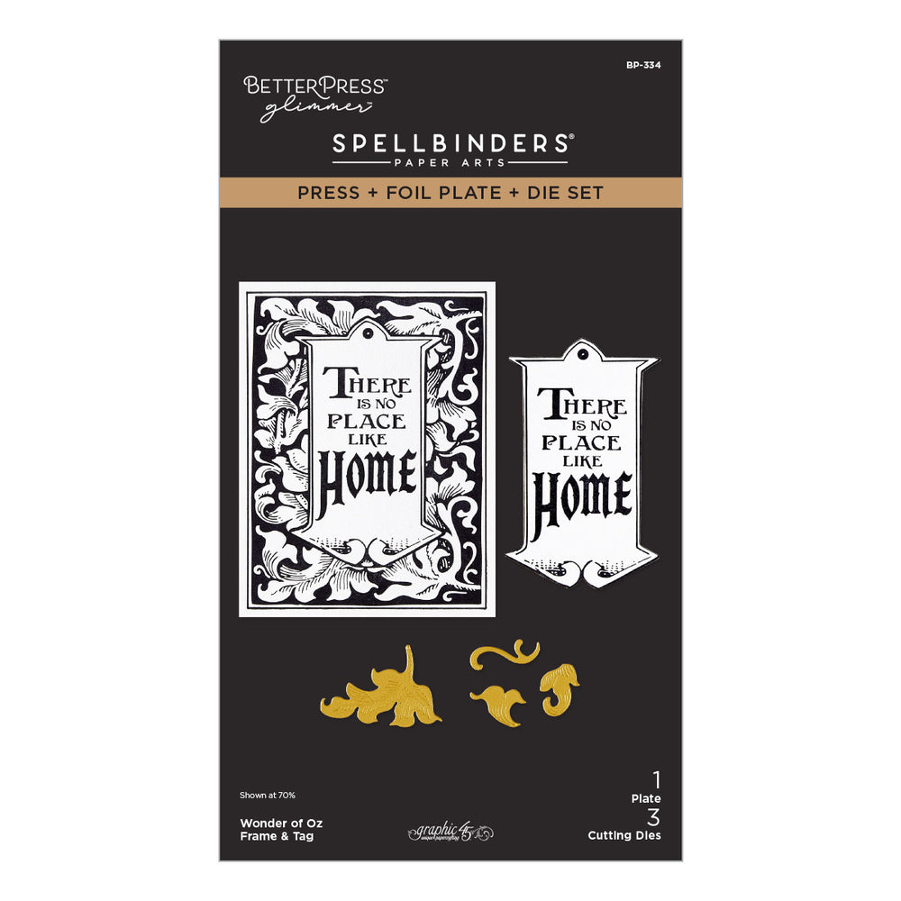 Wonder of Oz Frame & Tag Press + Foil Plate & Die Set by Graphic 45