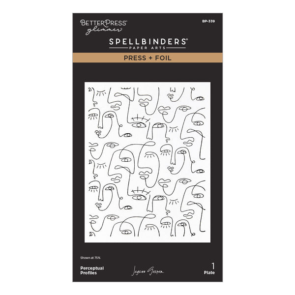 Perceptual Profiles Press + Foil Plate by Jaycee Gaspar