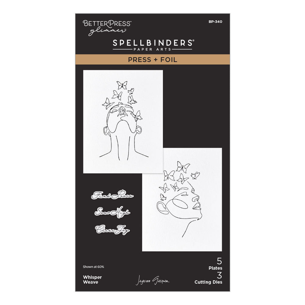 All My Senses Faces Press + Foil Plates and Stencil Bundle by Jaycee Gaspar