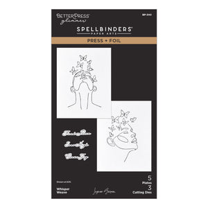 All My Senses Faces Press + Foil Plates and Stencil Bundle by Jaycee Gaspar