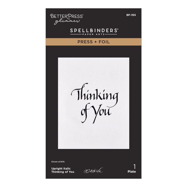 Upright Italic Everyday Sentiments Press + Foil Bundle by Paul Antonio