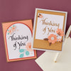 Upright Italic Thinking of You Press + Foil Plate by Paul Antonio