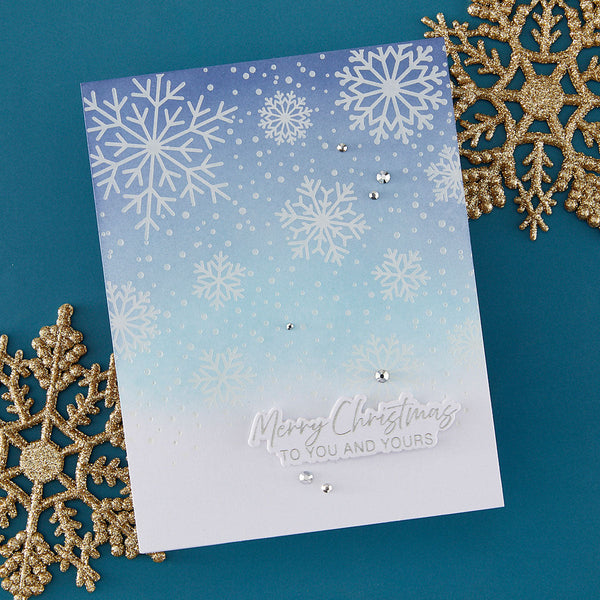 Winter Peace Press + Foil Plate & Die Set