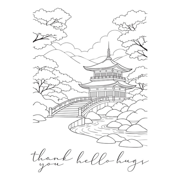 Autumn in Kyoto Press + Foil & Stencil Bundle by Alex Syberia