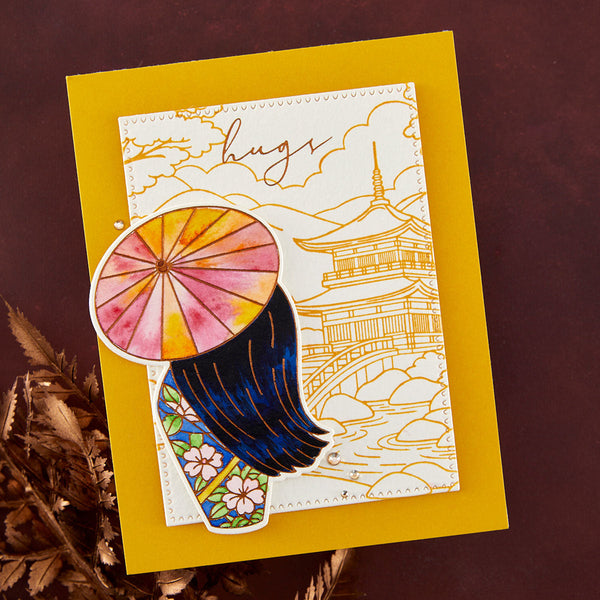 Autumn in Kyoto Press + Foil & Stencil Bundle by Alex Syberia
