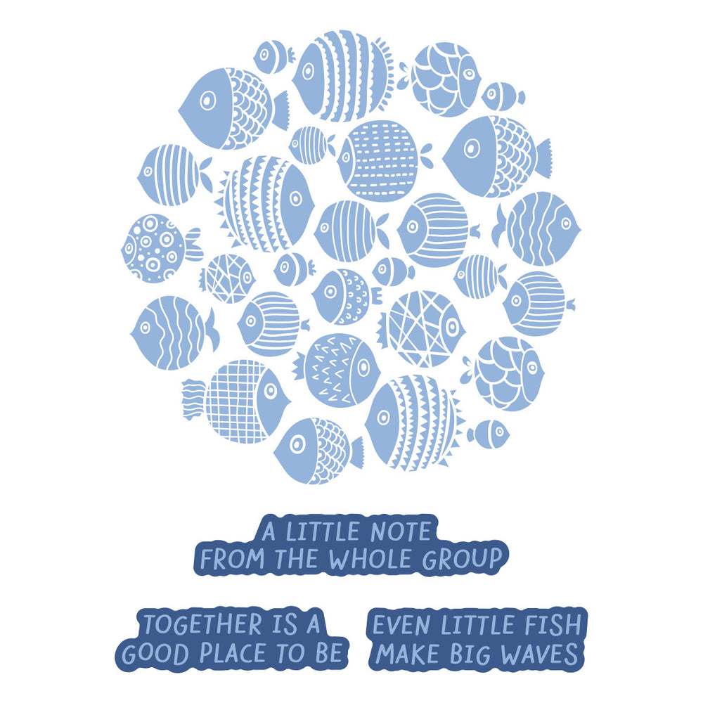 Fish Parade - Press & Foil Plate of the Month