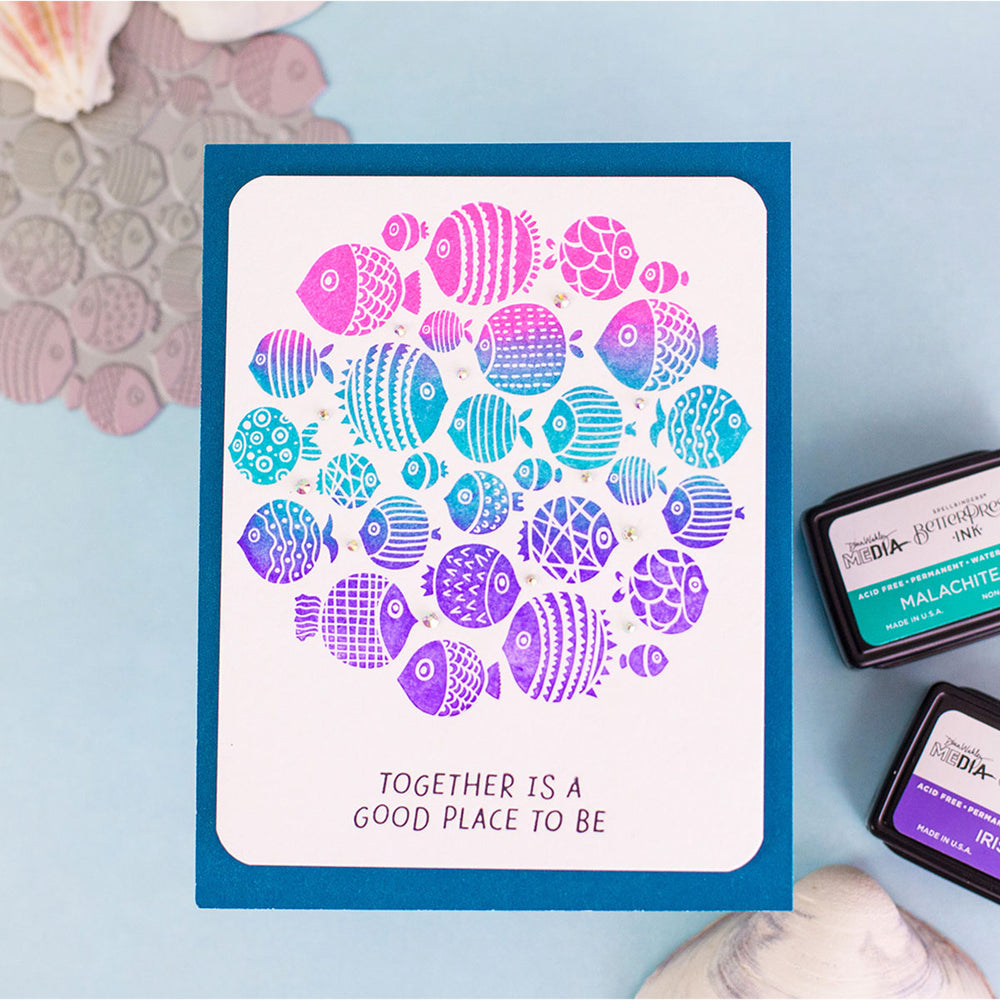 Fish Parade - Press & Foil Plate of the Month