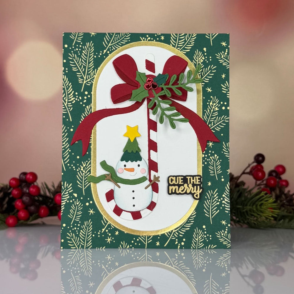 Festive Forest Press & Foil Plate of the Month - card project 12