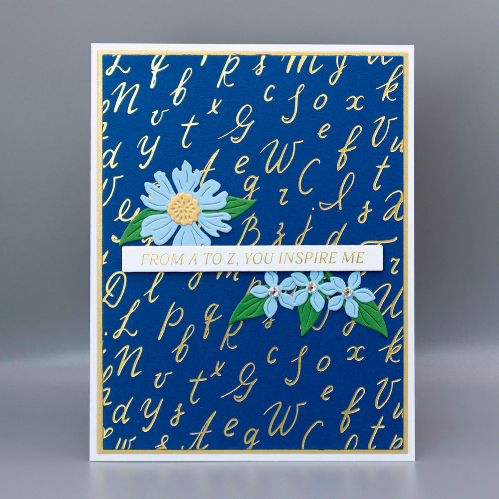 From A to Z -  Press & Foil Plate of the Month