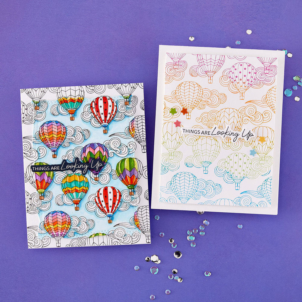Up & Away - Press & Foil Plate of the Month