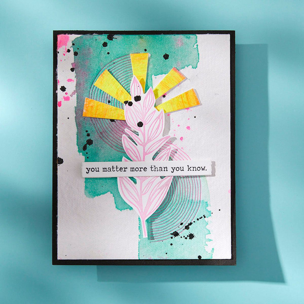 Flourishing BetterPress Plates by Dina Wakley