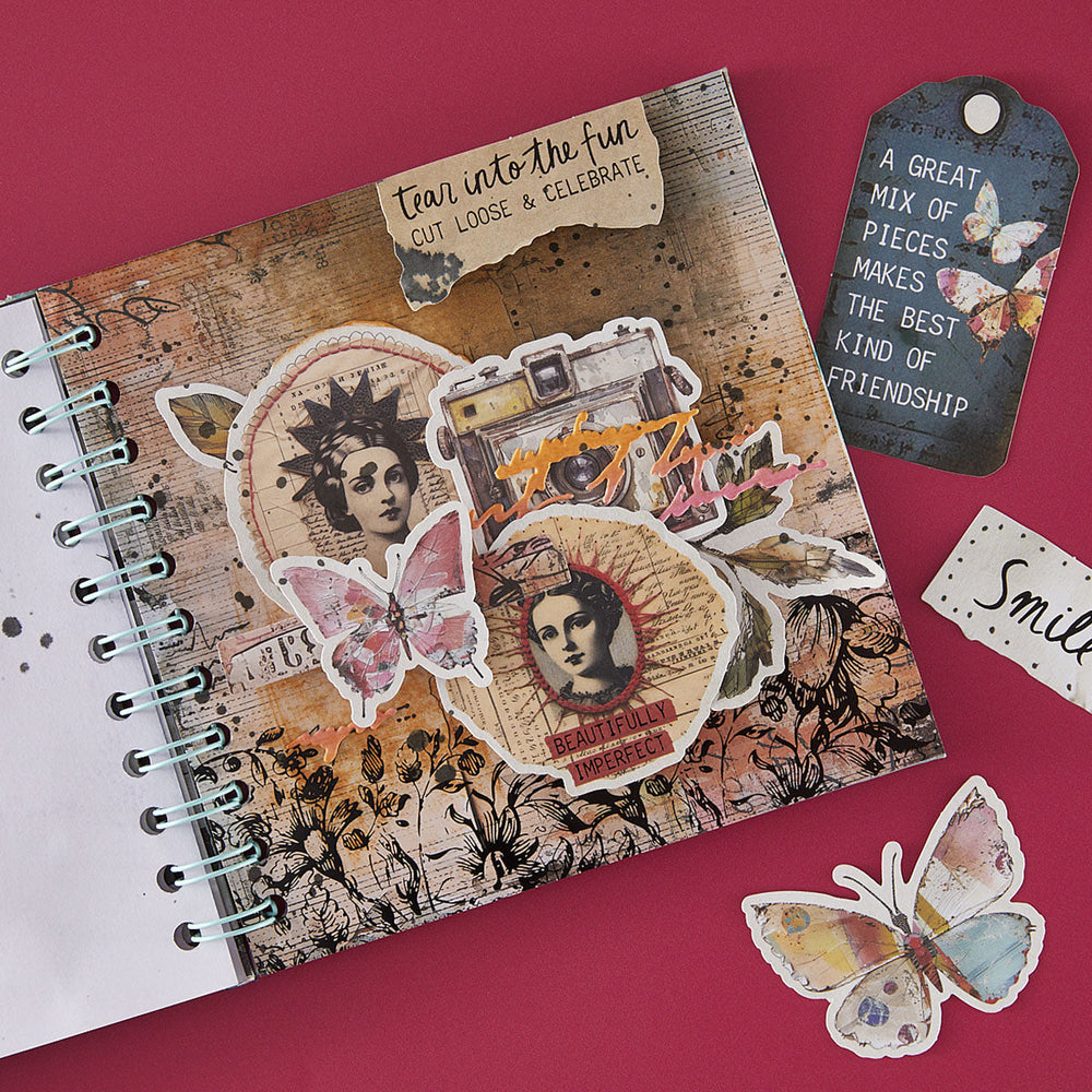 Beautifully Imperfect Die Cut Sentiments - 110 pc