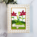 Open Lace Frame and Landscapes Etched Dies by Lisa Horton