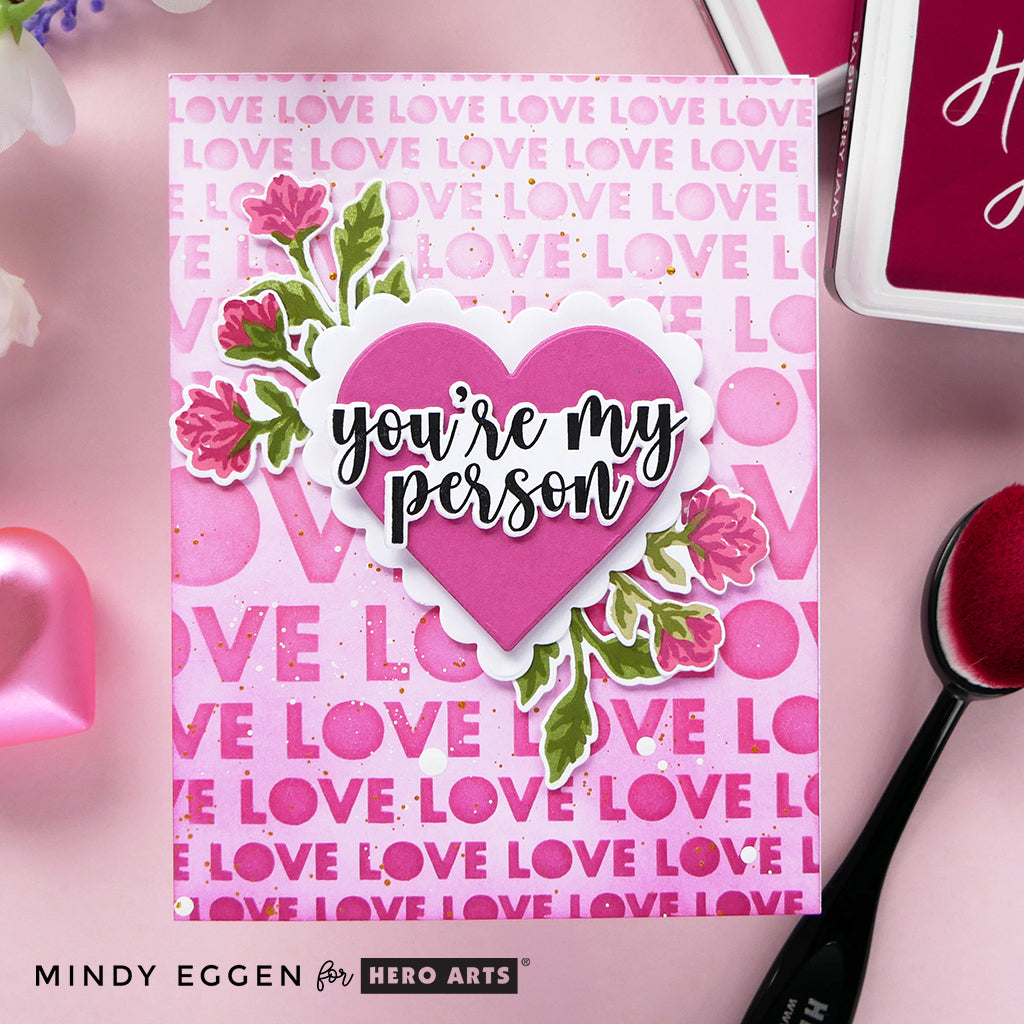 Hello Love Stamp & Cut of the Month - January 2025