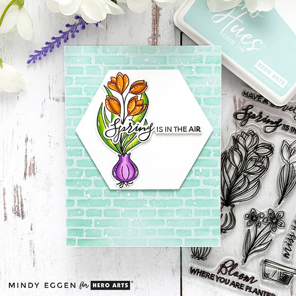 Spring Blooms - February 2025 Clear Stamp Set + Dies of the Month