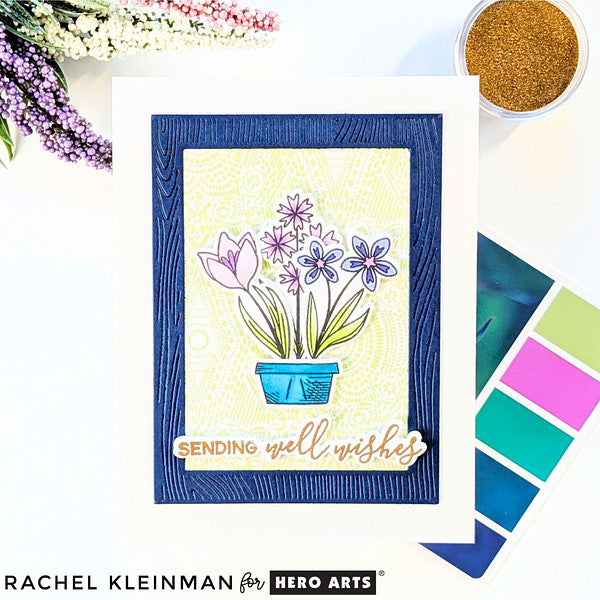 Spring Blooms - February 2025 Clear Stamp Set + Dies of the Month