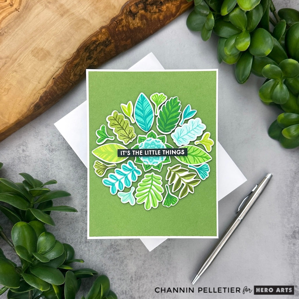 Color Layering Rainforest Leaves - Stamp & Cut of the Month - April 2025