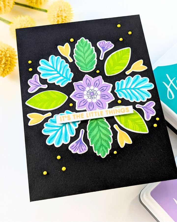 Color Layering Rainforest Leaves - Stamp & Cut of the Month - April 2025