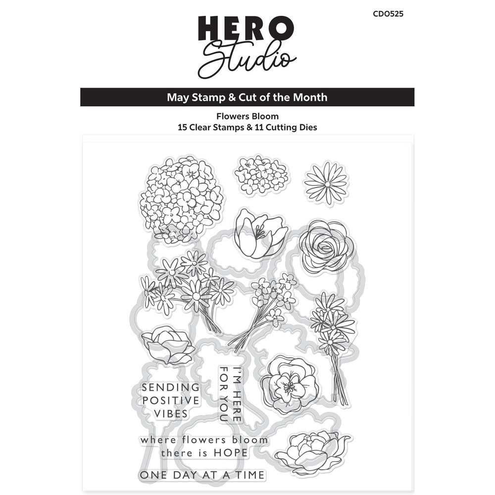 Flowers Bloom Stamp & Cut of the Month - May 2025