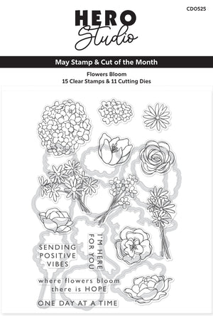 Flowers Bloom Stamp & Cut of the Month - May 2025