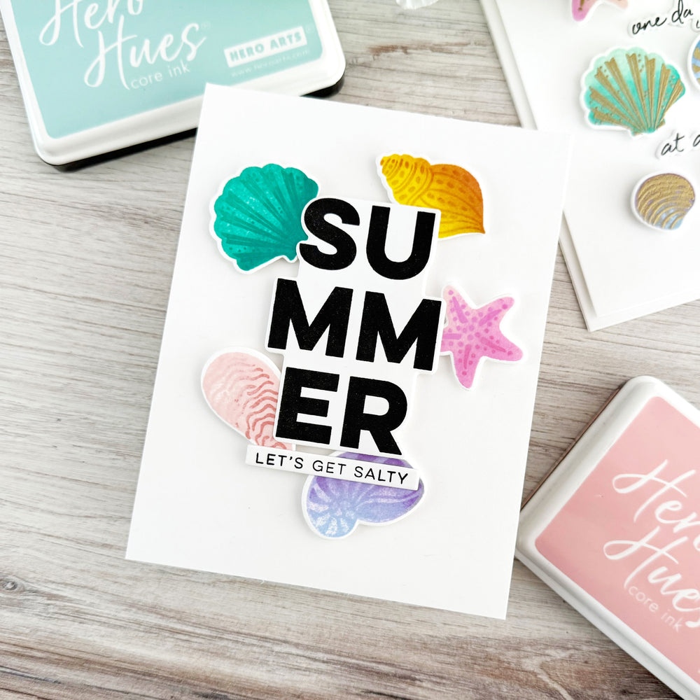 Seashells Stamp & Cut Set of the Month - June 2025